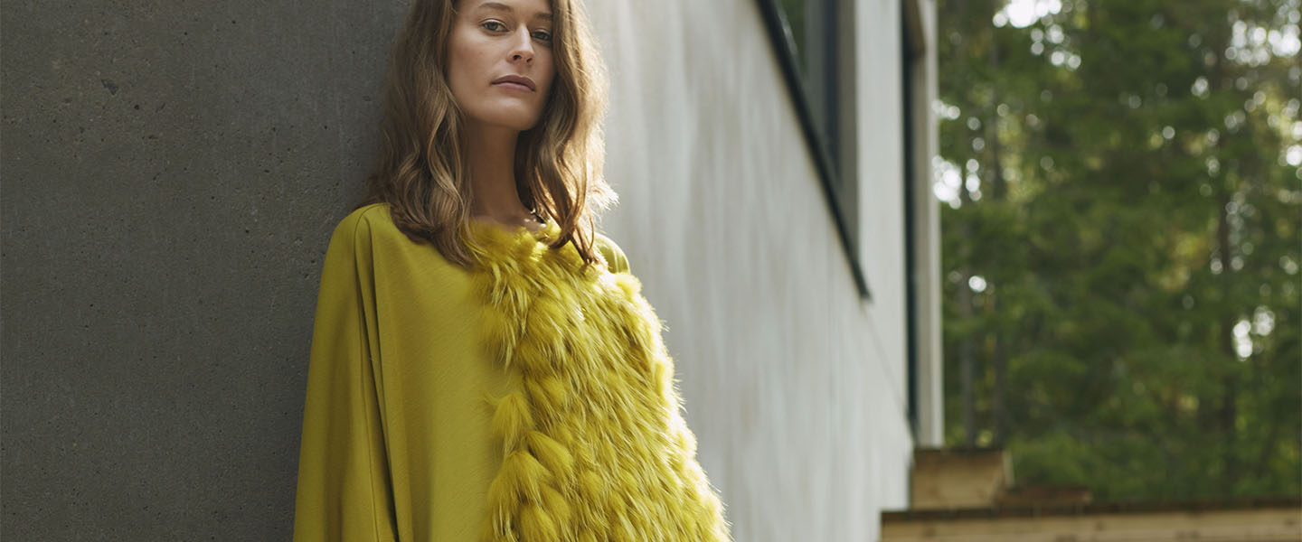 Anna Ruohonen chooses real ethical fur over plastic fibers