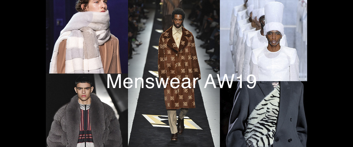 AW19 menswear fur trends