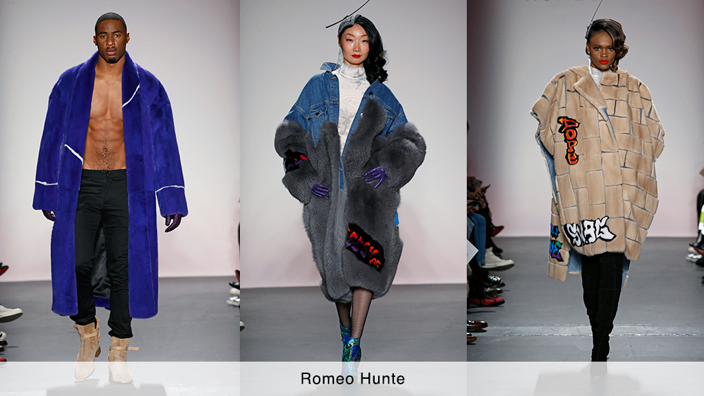 AW19 fur trends by Romeo Hunte