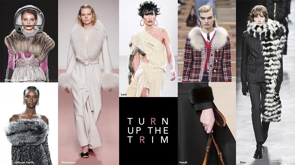 Fur fashion trends Turn up the trim